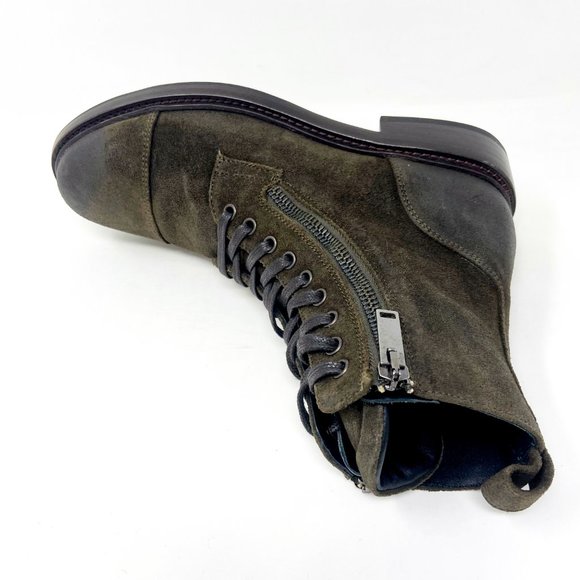 Thursday Boot Co Womens Dark Olive Suede Major Handcrafted Suede - Picture 4 of 5